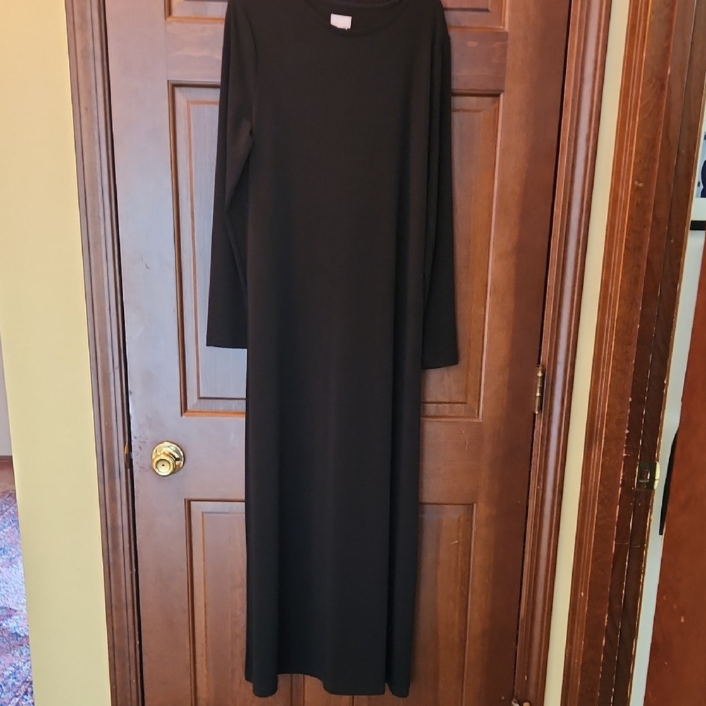 Black Long Sleeve Chico's Dress for Work